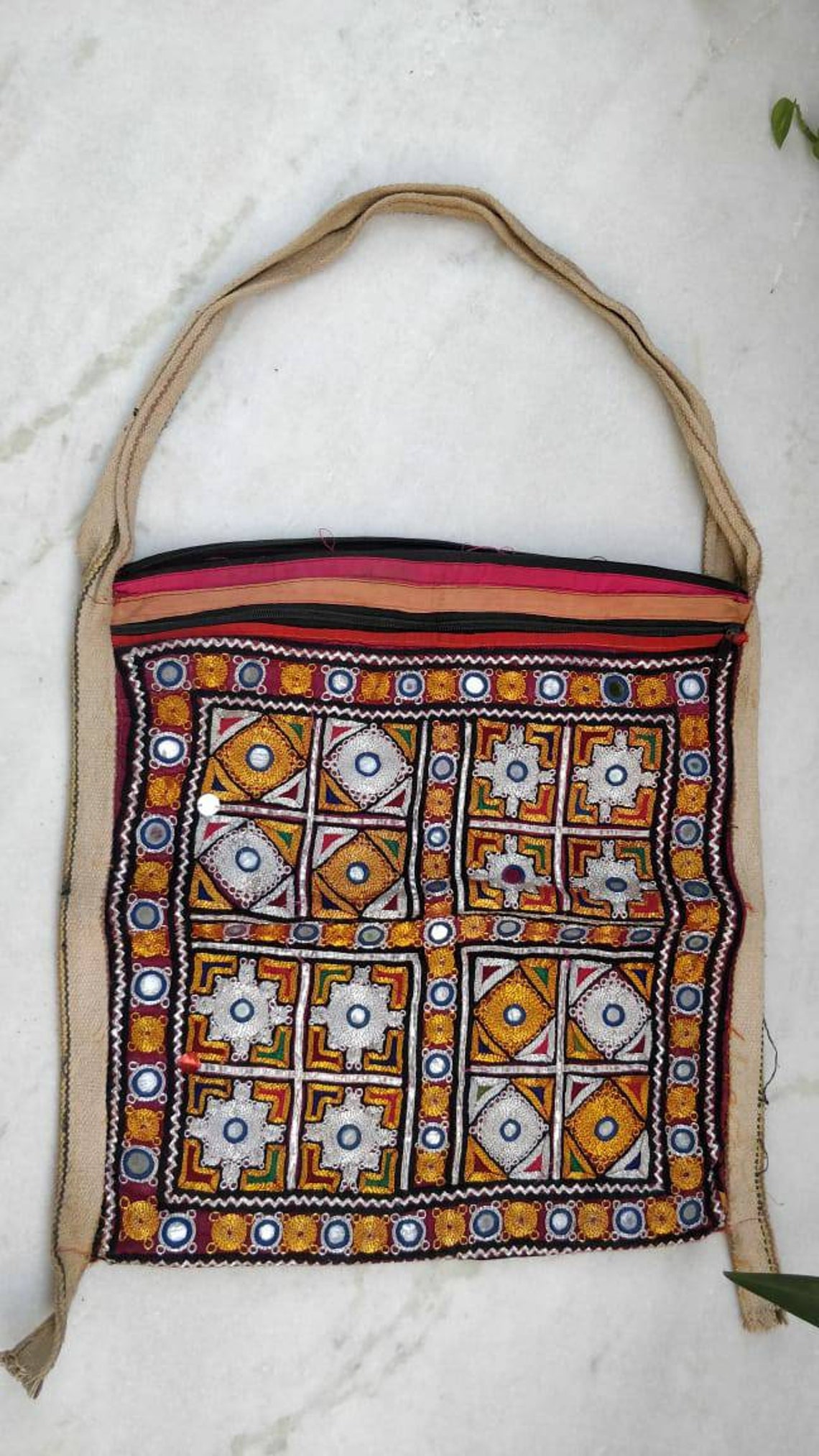 Beautiful Vintage Zari Work Hand Embroidered Bag by Muslim - Etsy