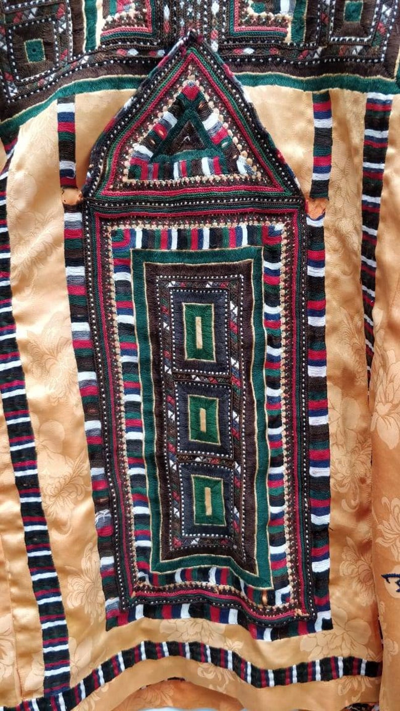 Vintage Banjara Tunic Afgani Fashion Balochi dress An amazingly beautiful Vintage Balochi dress Boho Balochi Dress from balochistan