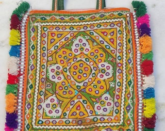 Banjara bag, Ahir Embroidery Rare Embroidery bag Boho chic ahir Embroidery banjara bag Gypsy's market bag BG-174