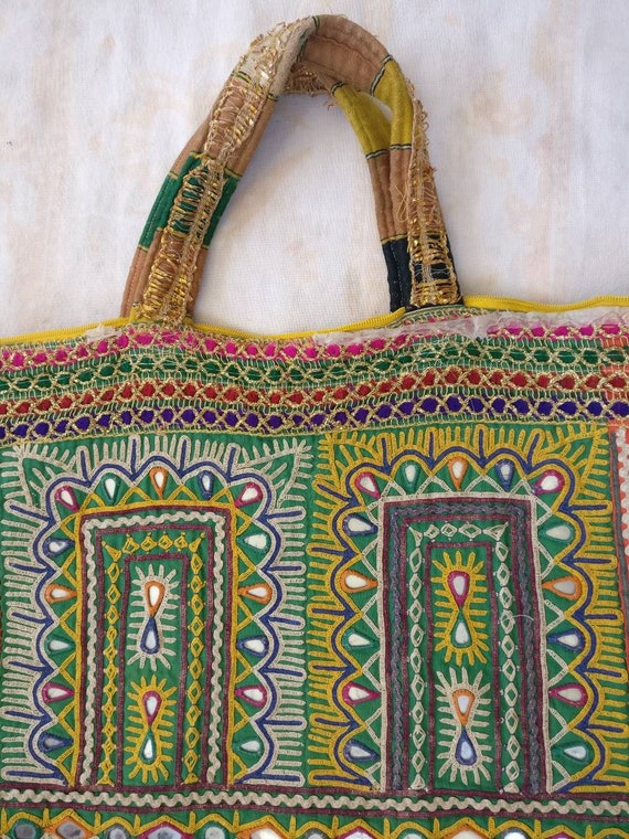 Banjara bag Authentic Vintage Rabari Embroidery m… - image 4