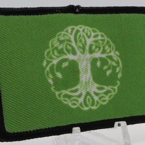 Norse World Tree  2&quot;x3&quot; morale patch with hook and loop backing