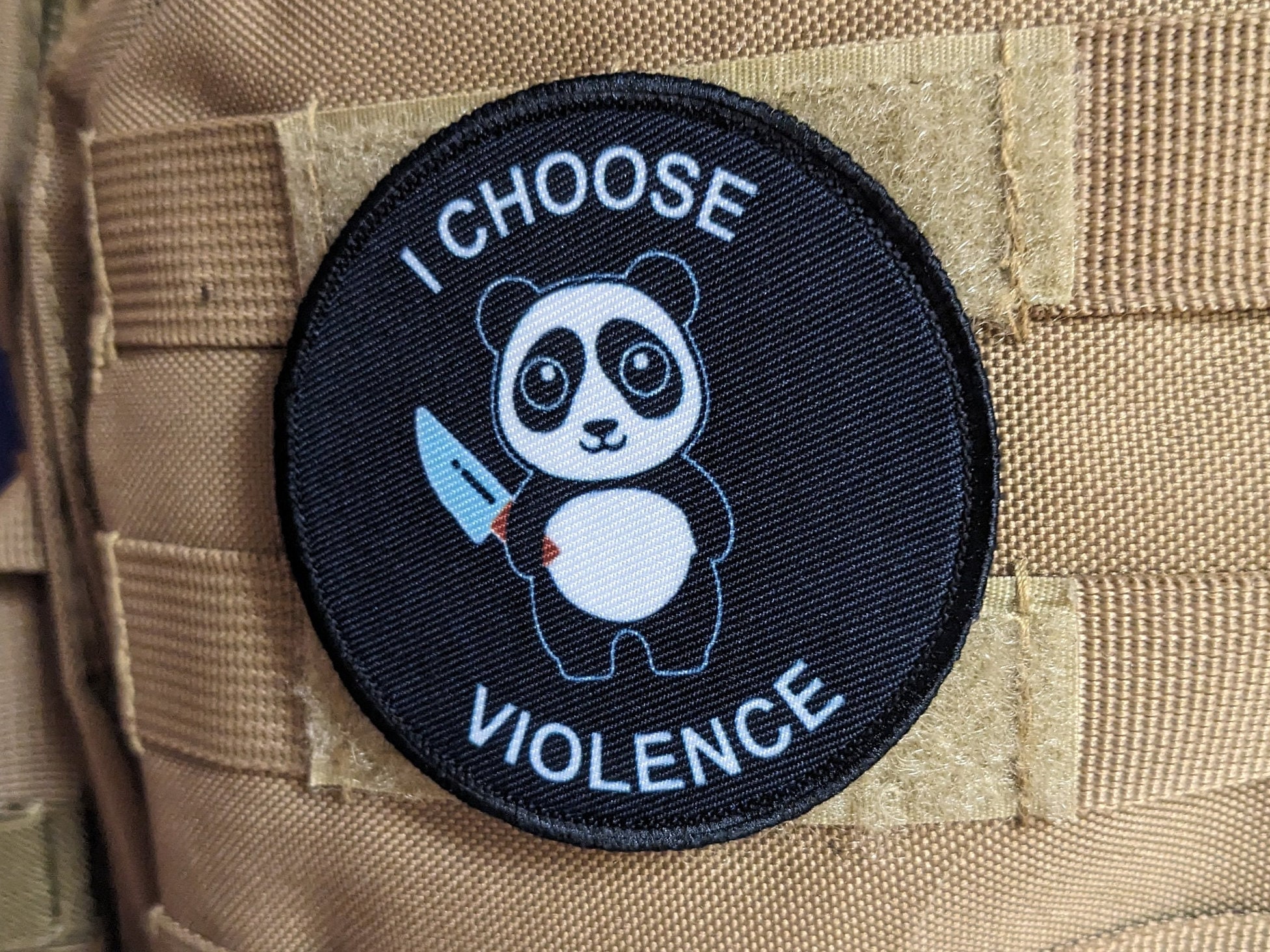 I Choose Violence Funny Morale Patch Military Tactical patch Made in the USA