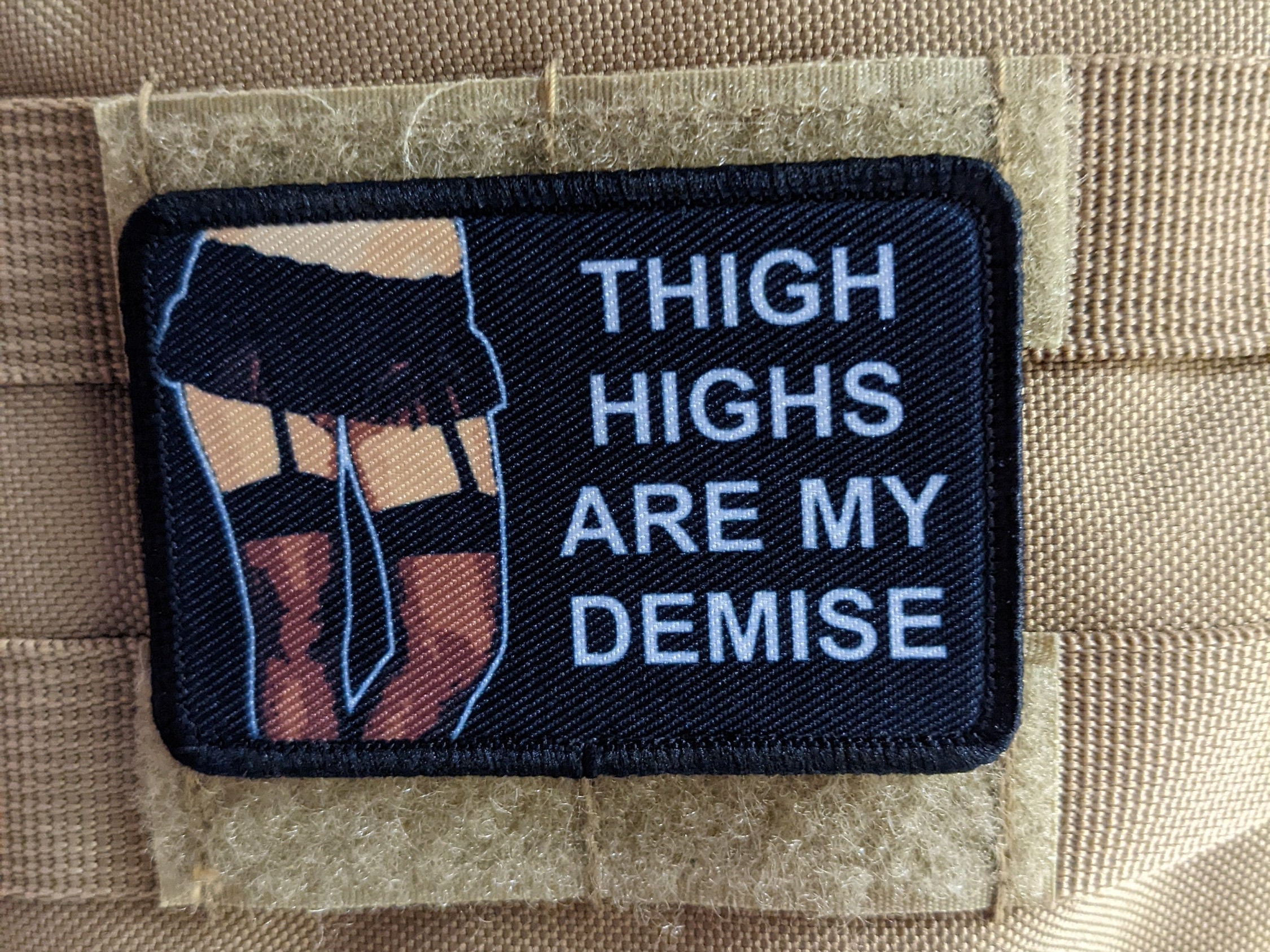 This is Fine Morale Patch, Meme Patch for Backpacks, Military Patch, Hook  and Loop, Tactical, Murph, Veteran Owned