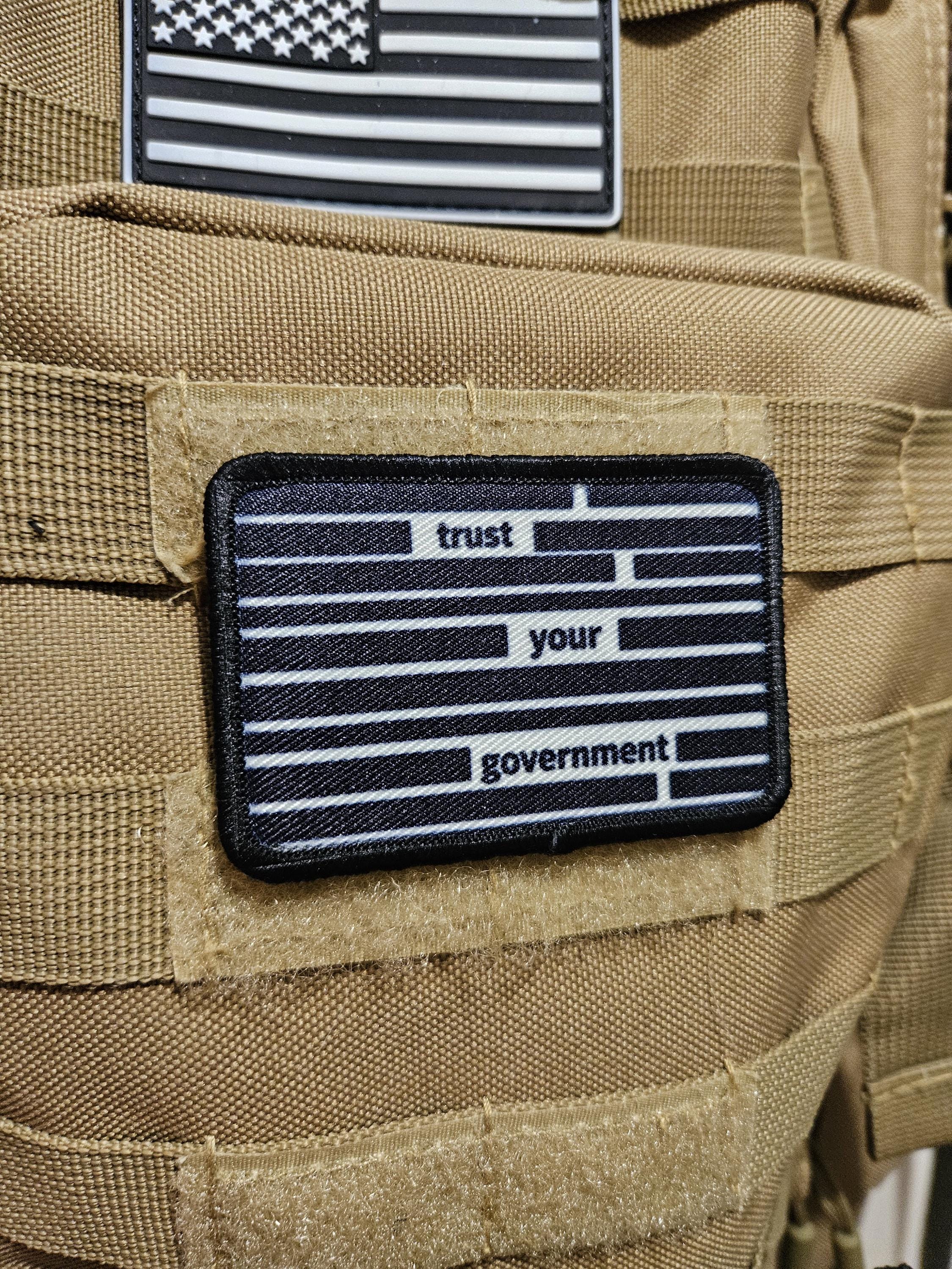 Trust Your Government Redacted Document Censorship Meme Patch 2