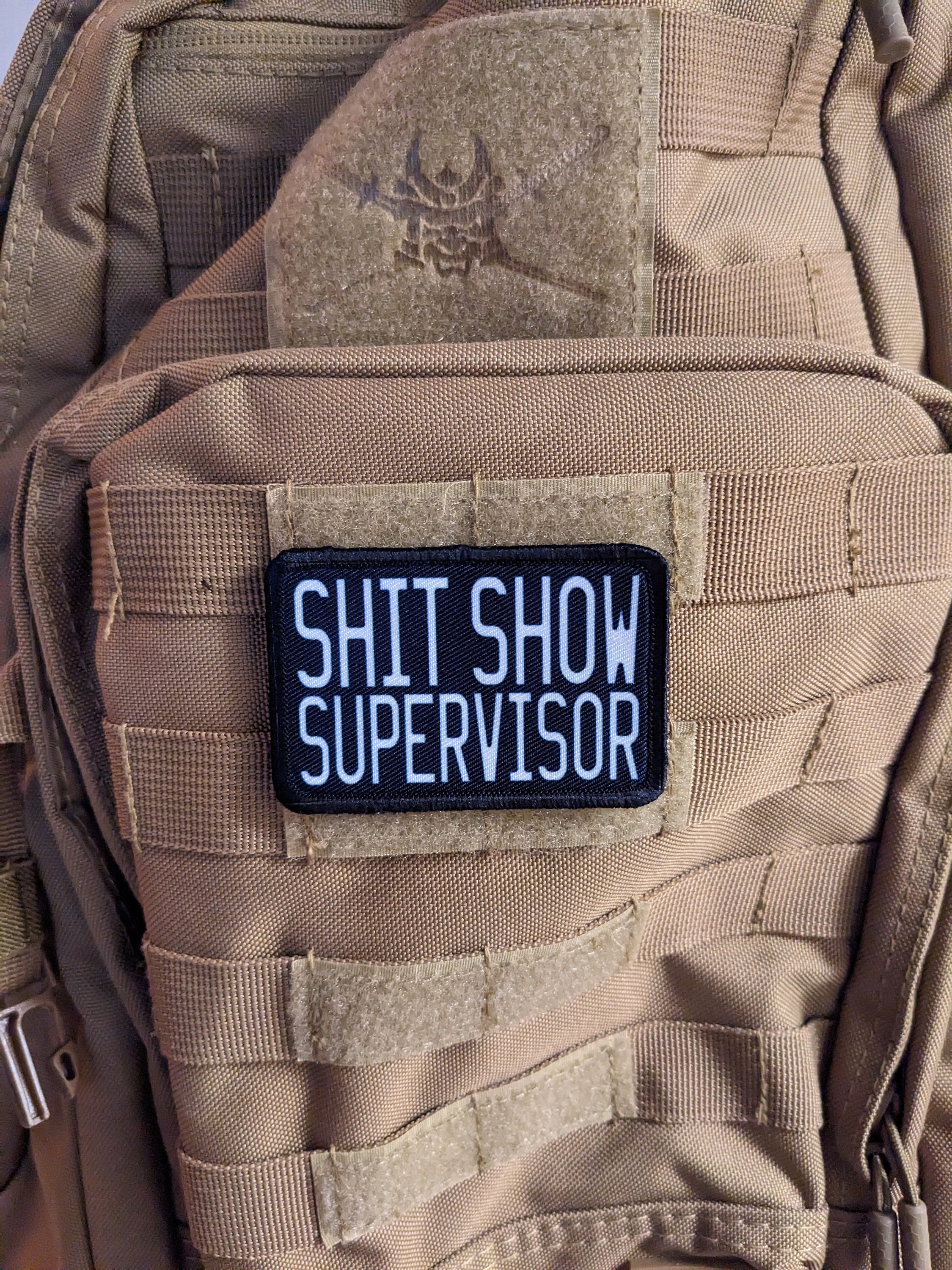 Lustiger Aufnäher 'Shit Show Supervisor' – Mit Klett Für Kleidung & Rucksack