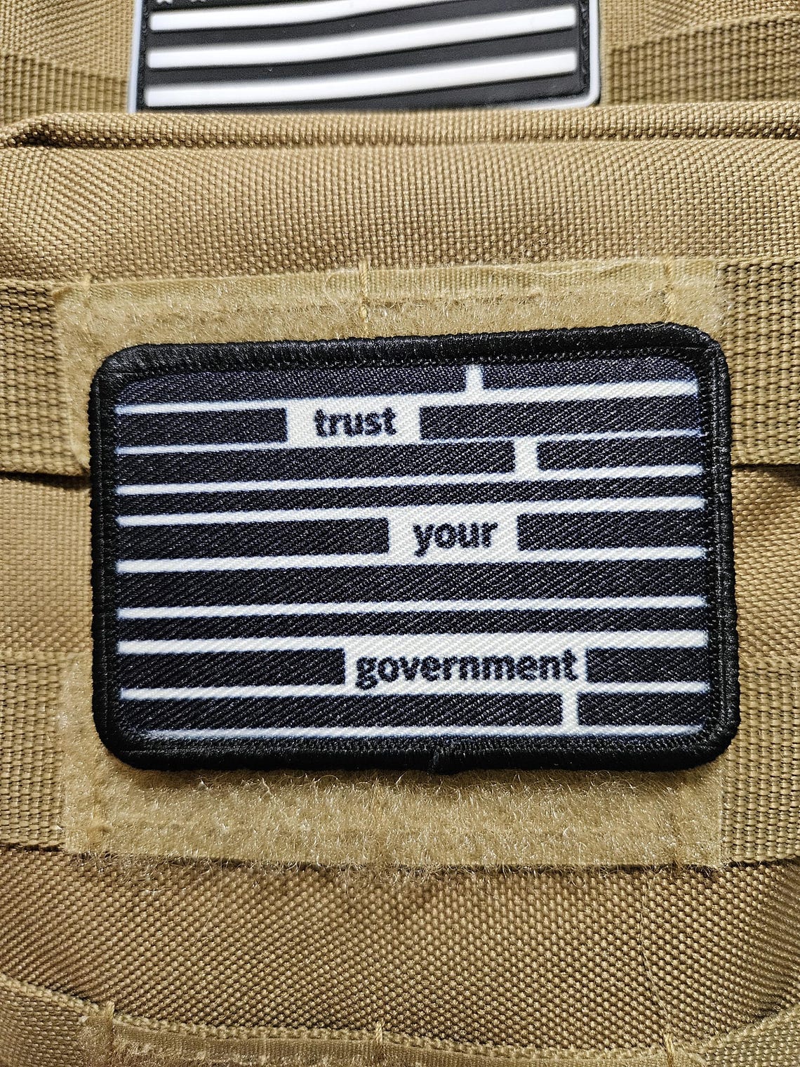 Trust Your Government Redacted Document Censorship Meme Patch 2