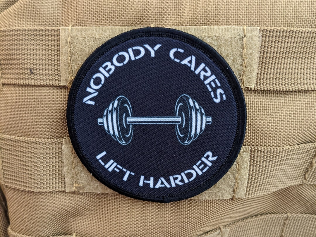 Nobody Cares Lift Harder Weightlifting Bodybuilding Fitness 3
