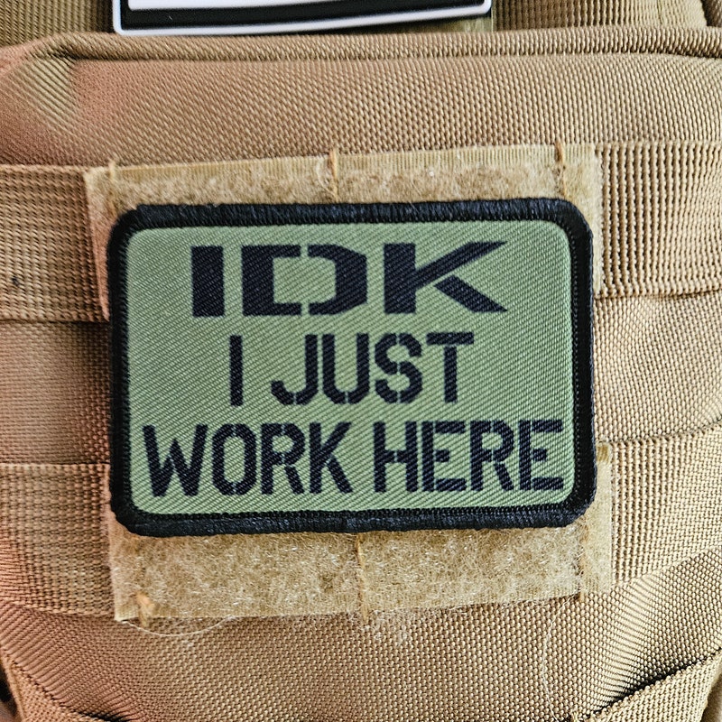 Just Here Patch Etsy