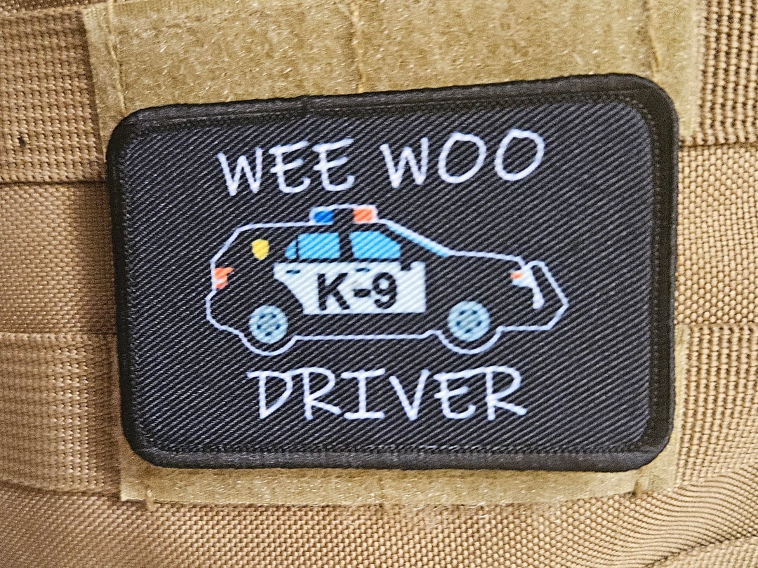 Wee Woo Driver K9 on Door Police SUV Funny 2