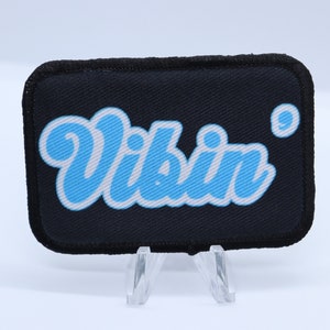 Vibin&#39; removable patch 2&quot;x3&quot; morale patch with hook and loop backing