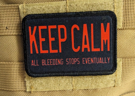 morale patch Ouch Pouch first aid funny 2x3 hook & loop backing