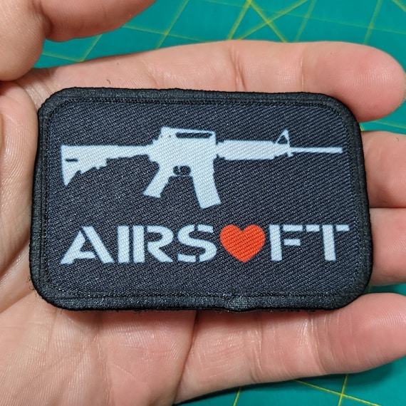Patch brodé emblème militaire PVC – Action Airsoft