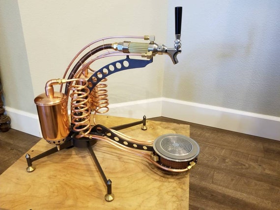 The Stillarator A Steampunk Themed Countertop Beer Tap Etsy