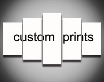 custom canvas art etsy