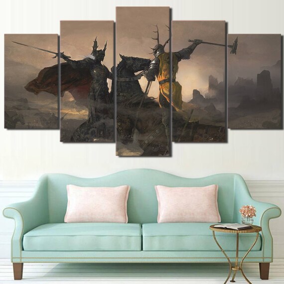 5 panels game of thrones robert baratheon vs rhaegar targaryen etsy