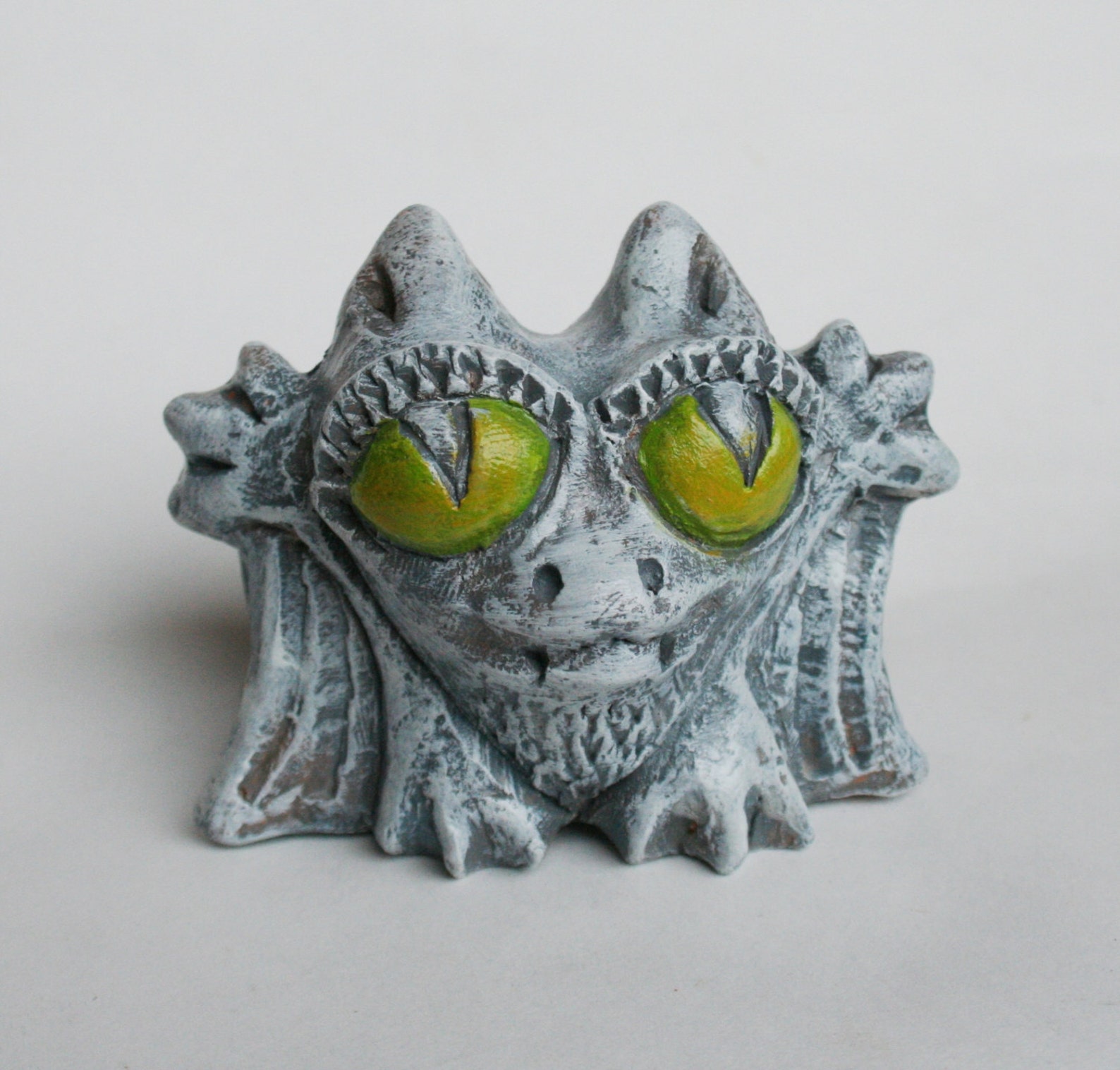 Ceramic figurine Bat. interesting miniature Etsy