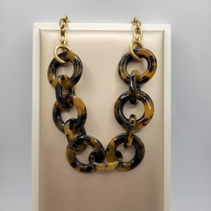 J crew factory tortoise necklace hot sale