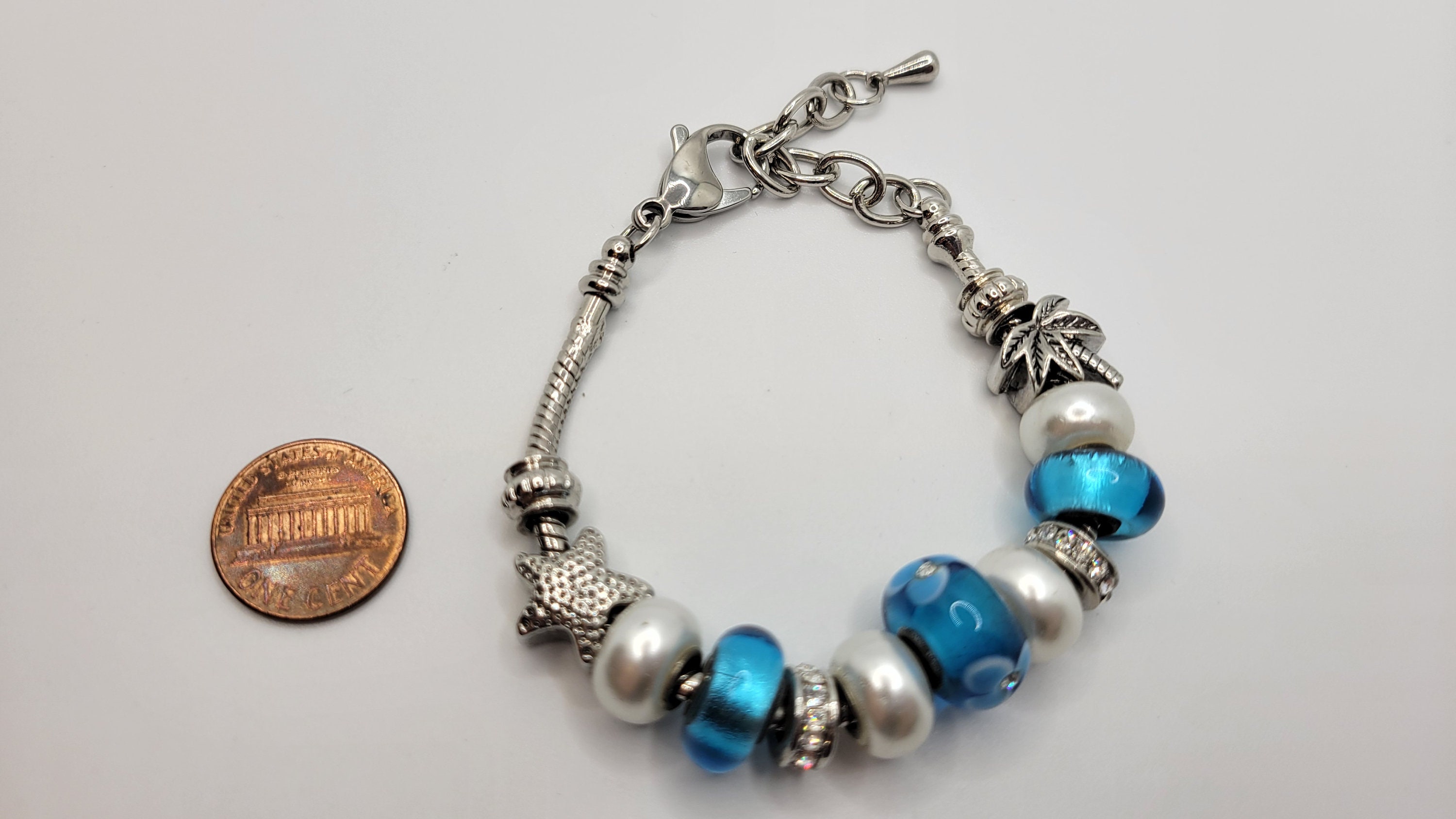 CHARM CON PENDENTE A Forma Di Lettera Dell’alfabeto "A", In Argento