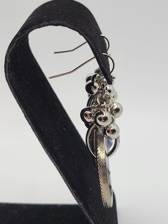 Artisan Abalone Shell in Resin Dangle Earrings - … - image 5