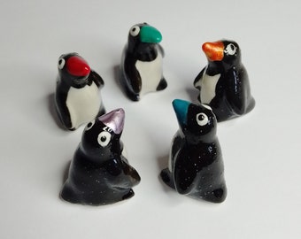 Penguin Gift, Keepsake, DIY Gift Kit, Gift Box, Hand Painted, Advice Card, Gift Tag & String, Travel Gift, Moving Gift, Inspirational Gift