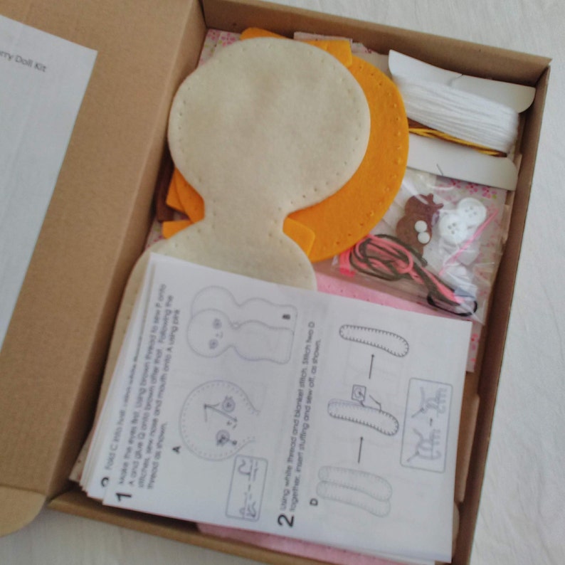 Make Your Own Worry Doll Kit Make Your Own Doll Kit Sew Your Own 16.5 Doll Kids Doll Making Set. Worry Doll Craft Kit DIY Doll Kit