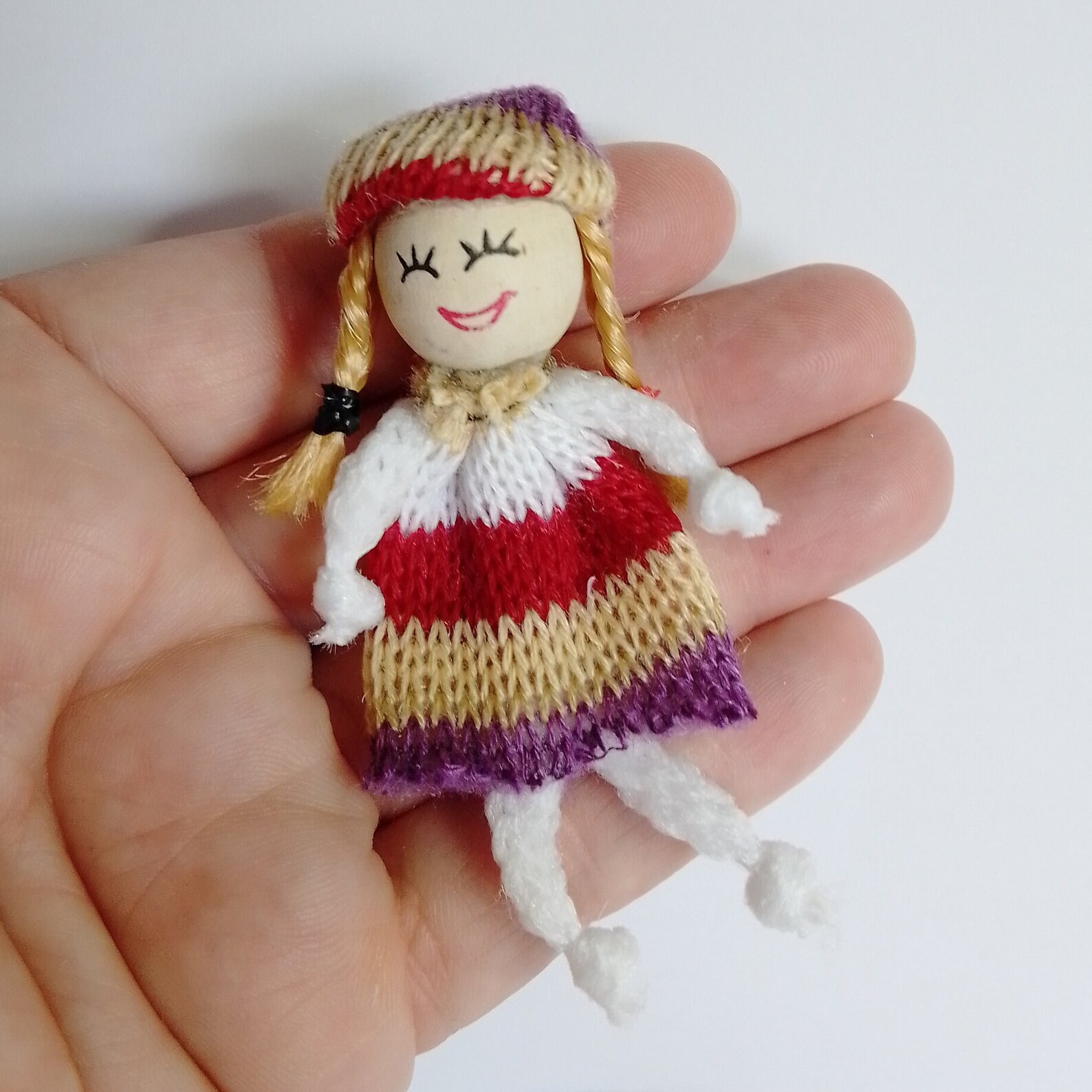 Worry Doll Worry People Anxiety Aid Pocket Doll Organza Etsy