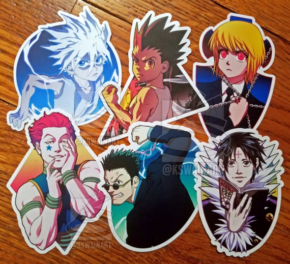 Hunter X Hunter 3 Vinyl Stickers Gon Killua Etsy