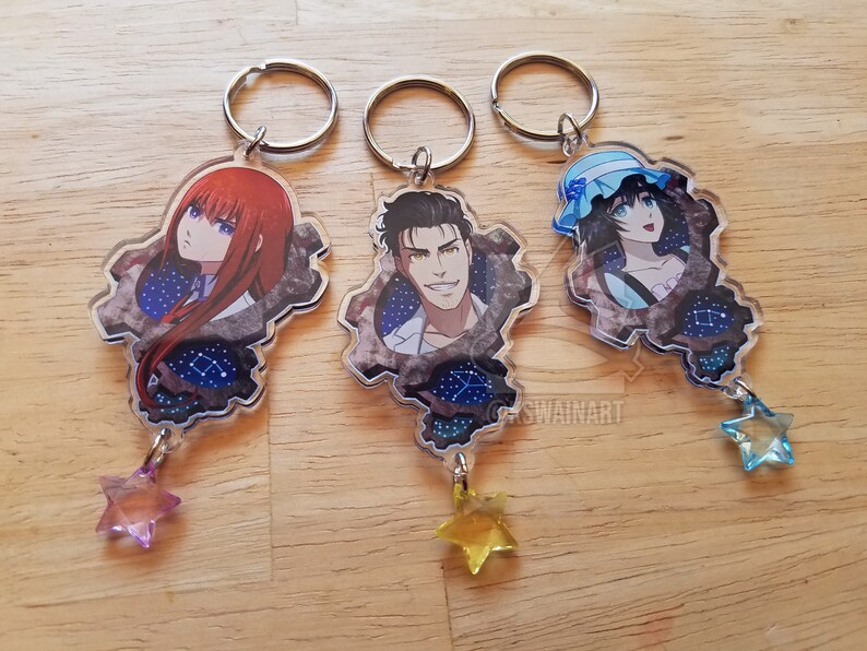 Download Bundle Steinsgate 2 Double Sided Clear Acrylic Etsy