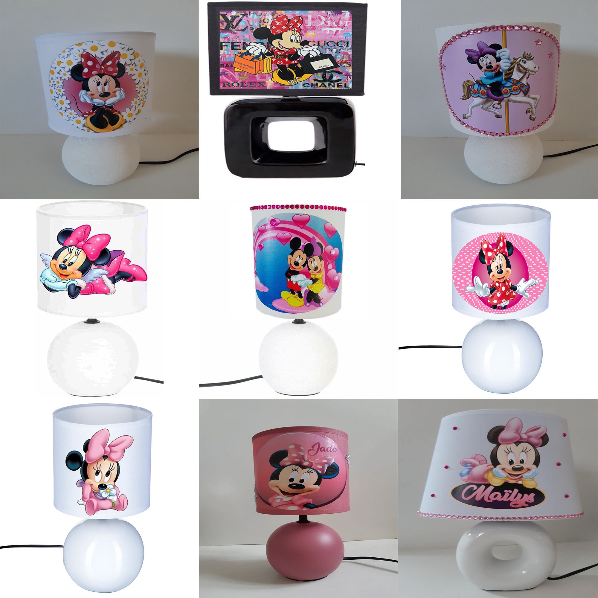 Décoration Lampe de Chevet Minnie
