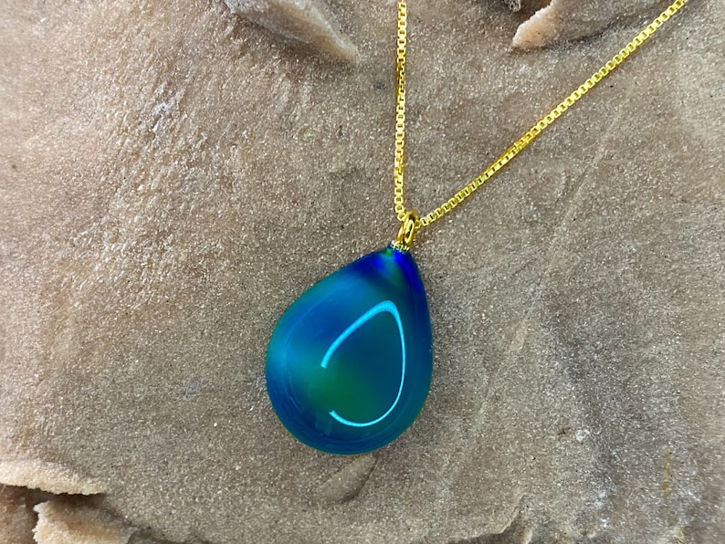 Aurora Opal necklace 5th Anniversary Gift Gift for Her Unique Opal for Her Opalite Jewelry One of a Kind Jewellry