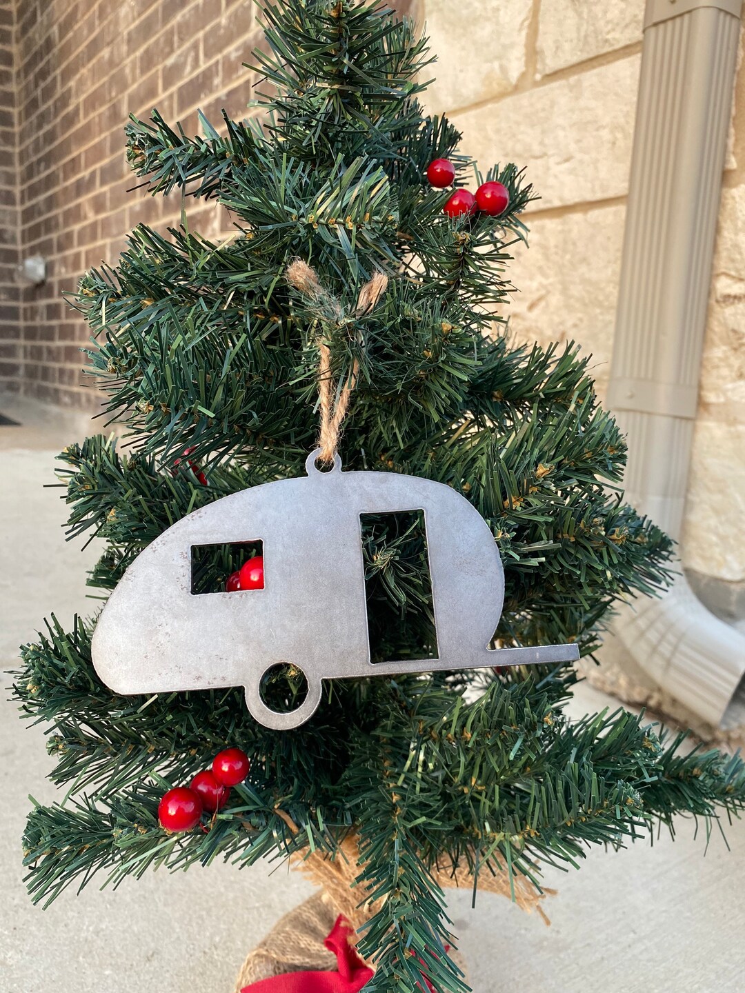 Camper Christmas Tree Ornament 