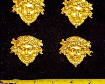 4 Gilt Gold or White French Style Decorative Wall Furniture Moulding Pediment Plastic Decoration - Etsy