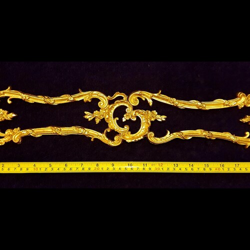 Grecian Style Parcel Gilt Wall Panels, a Pair For Sale at