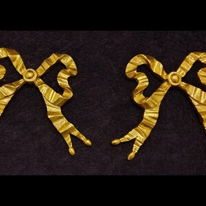 2 Gilt Gold or White French Style Decorative Wall Furniture Moulding Pediment Plastic Decoration
