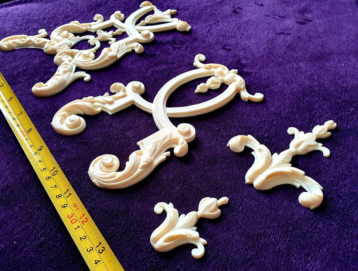 French Louis XV Style Decorative Wall Furniture Applique Etsy