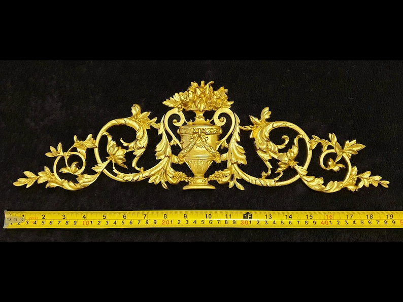 Pediments Large Ornate French Style Decorative Furniture Molding Pediments Large Ornate French Style Decorative Furniture Molding