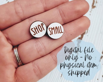 Shop Small Earring SVG - Digital File Download - Earring Glowforge File , Laser SVG File, Jewelry SVG Laser File, Earrings