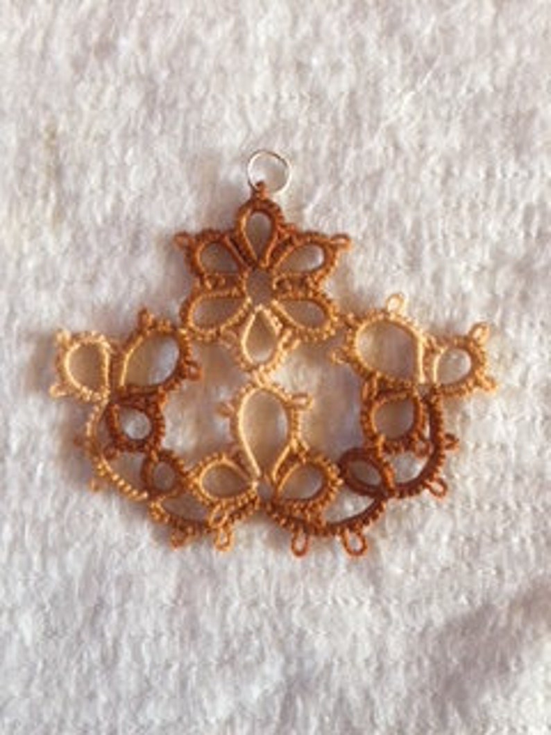 Pendant Made From Tatting Shuttle. Etsy