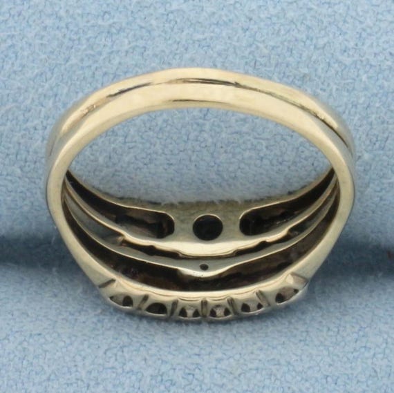 Native American Unique Vintage Haida Sterling Silver Wrap-around Ring Native American Unique Vintage Haida Sterling Silver Wrap-around Ring