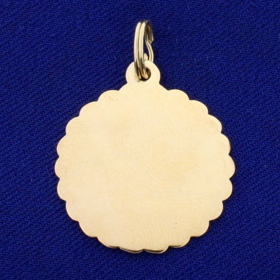 Bridesmaid Pendant or Charm in 14K Yellow Gold - image 2