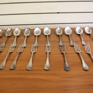 Christofle Rubans Silverplate Flatware Set