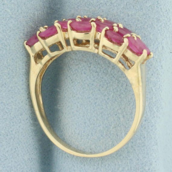Natural Ruby Ring in 10k Yellow Gold - image 3