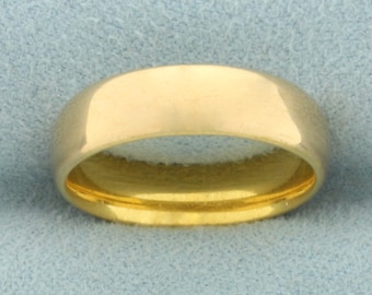 Womens Antique Wedding Band Ring in 22k Yellow Gold