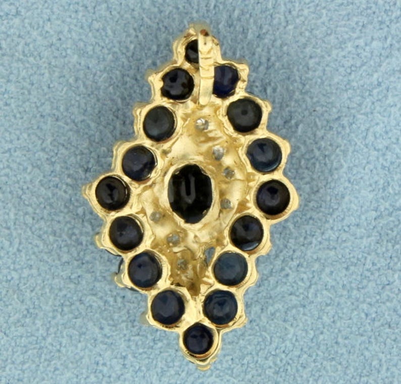 Sapphire and Diamond Pendant