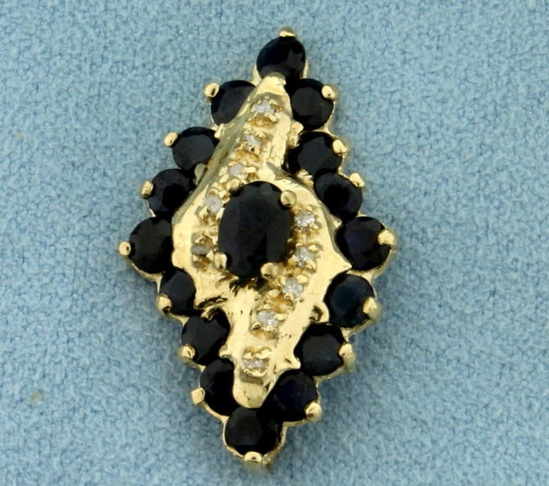 Sapphire and Diamond Pendant