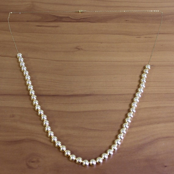 Add a bead necklace 14k shop