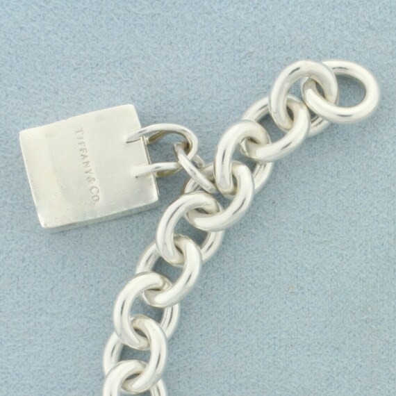 Tiffany and Vintage Charm Bracelet With Taxi, Shopping Bag