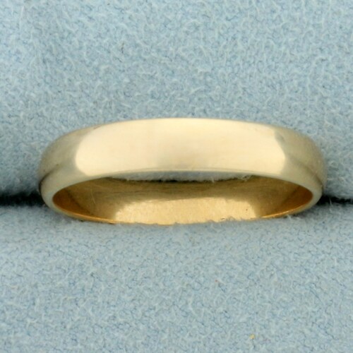 Vintage 1950s 14k Yellow Gold Men's Wedding Band | Etsy