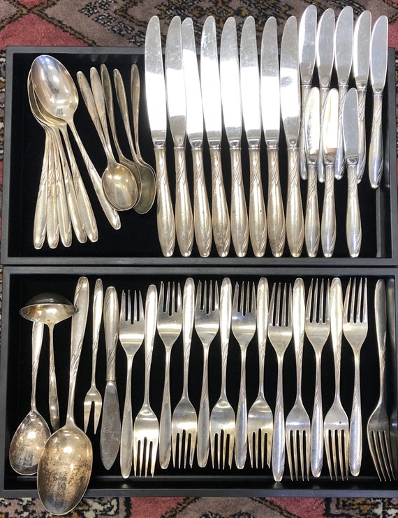 Louis XIV Gold by Towle Sterling Silver Flatware Set for Six