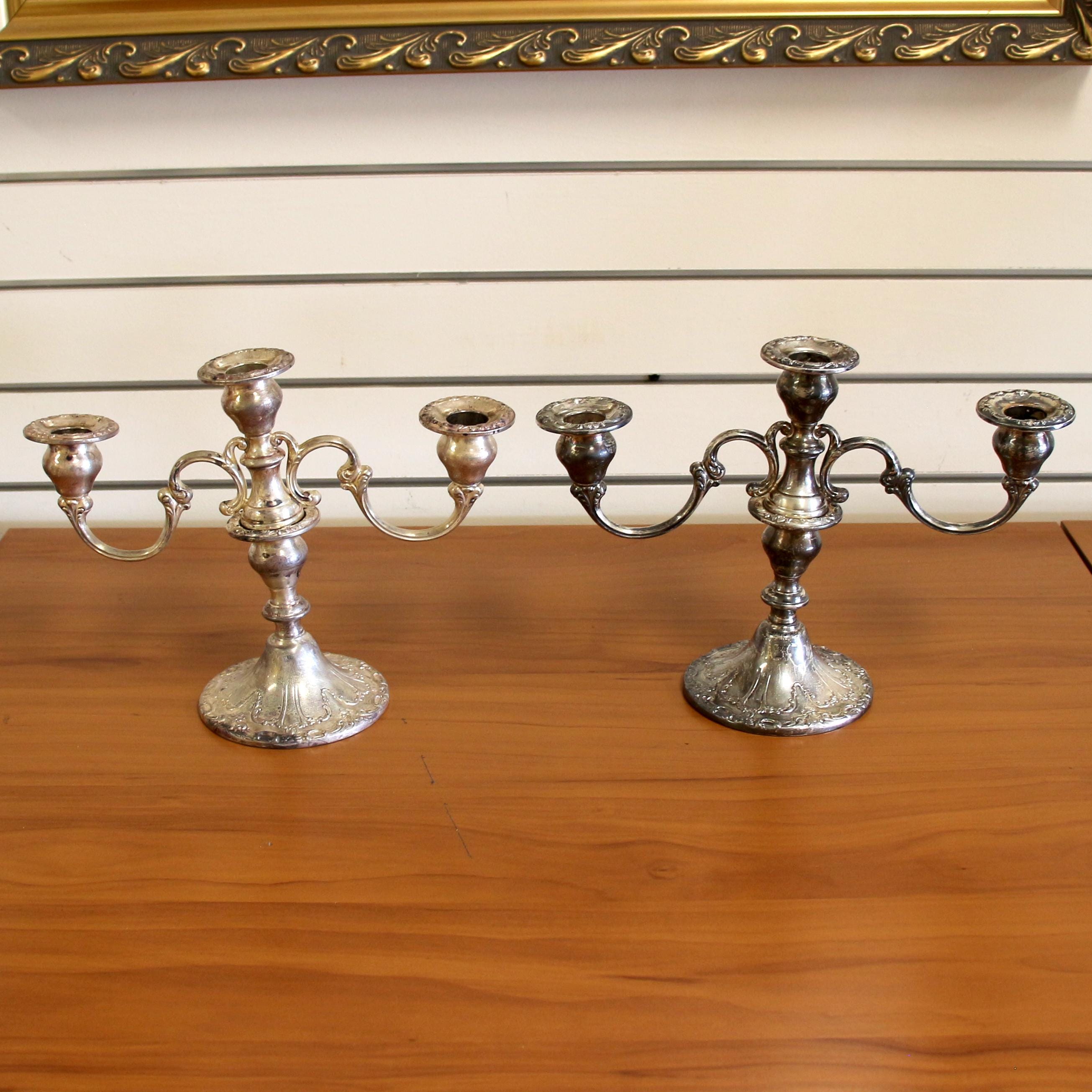 Sterling Silver Candelabra Gorham - Etsy